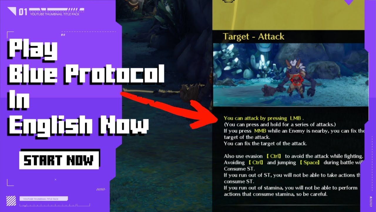 Blue Protocol: How to Play Game In English Guide (Soft Patch)