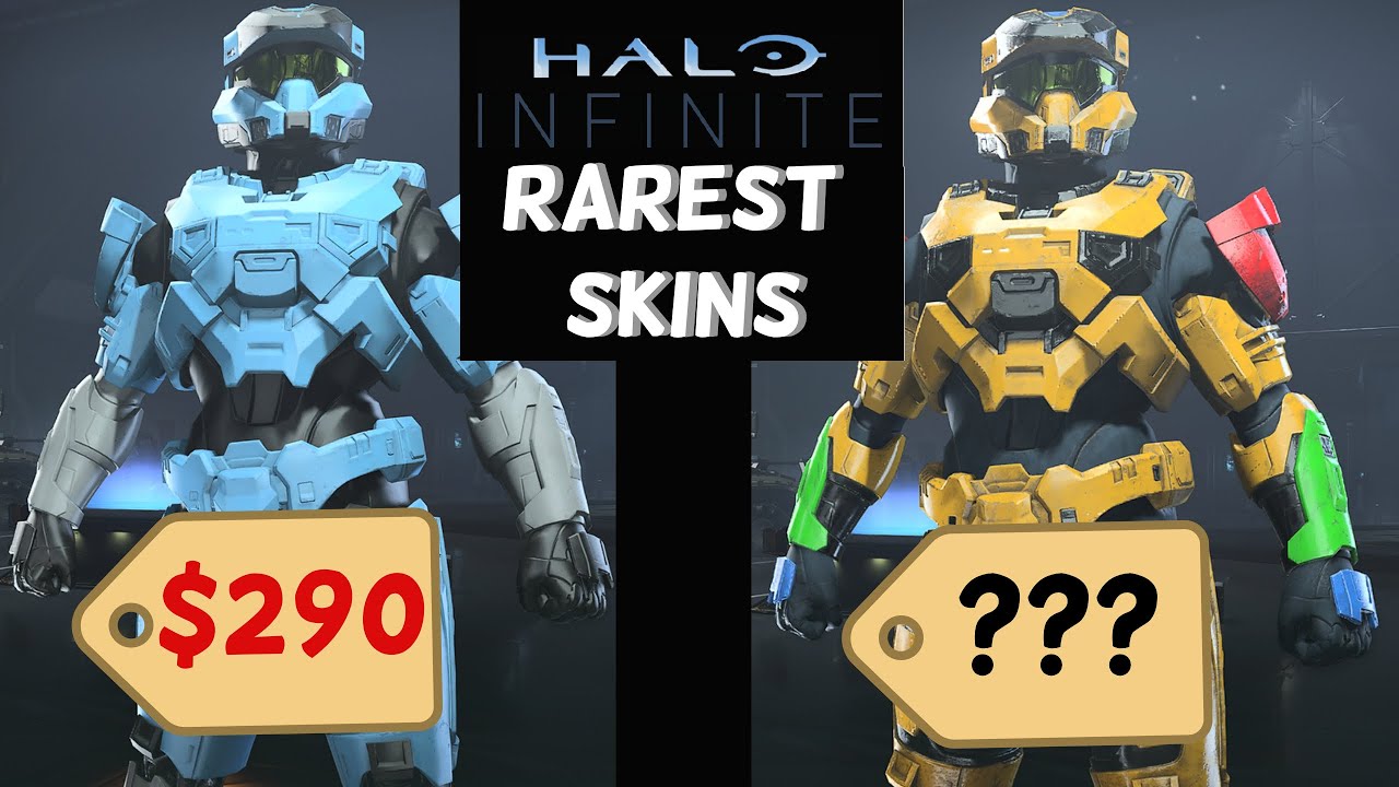 Top 10 RAREST Halo Infinite skins