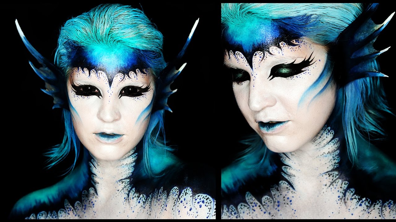 Dark Mermaid Makeup Tutorial | Siren | 31 Days of Halloween