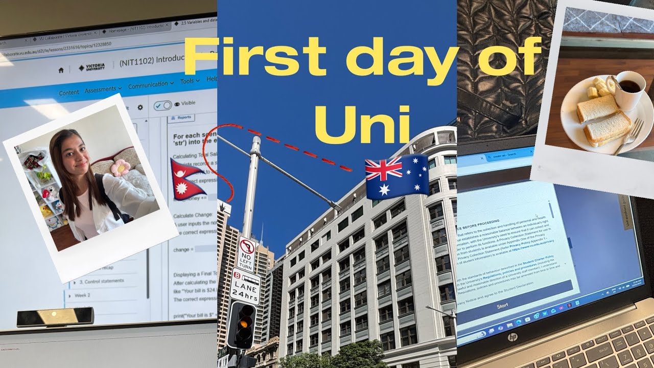 First day at VU as an international student👩‍🎓🇦🇺 |Getting ready| Story time| Experience share| 