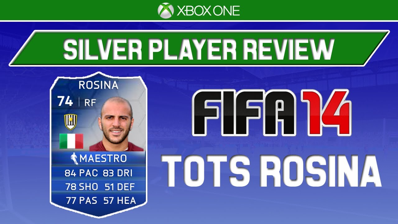 Fifa 14 Ultimate Team - TOTS Rosina 74 Player Review & In Game Stats