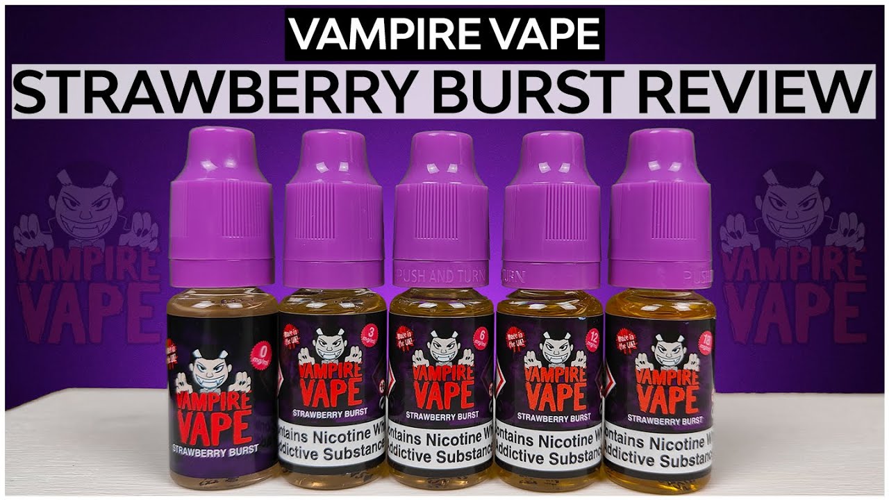 Strawberry Burst by Vampire Vape E-Liquid Flavour