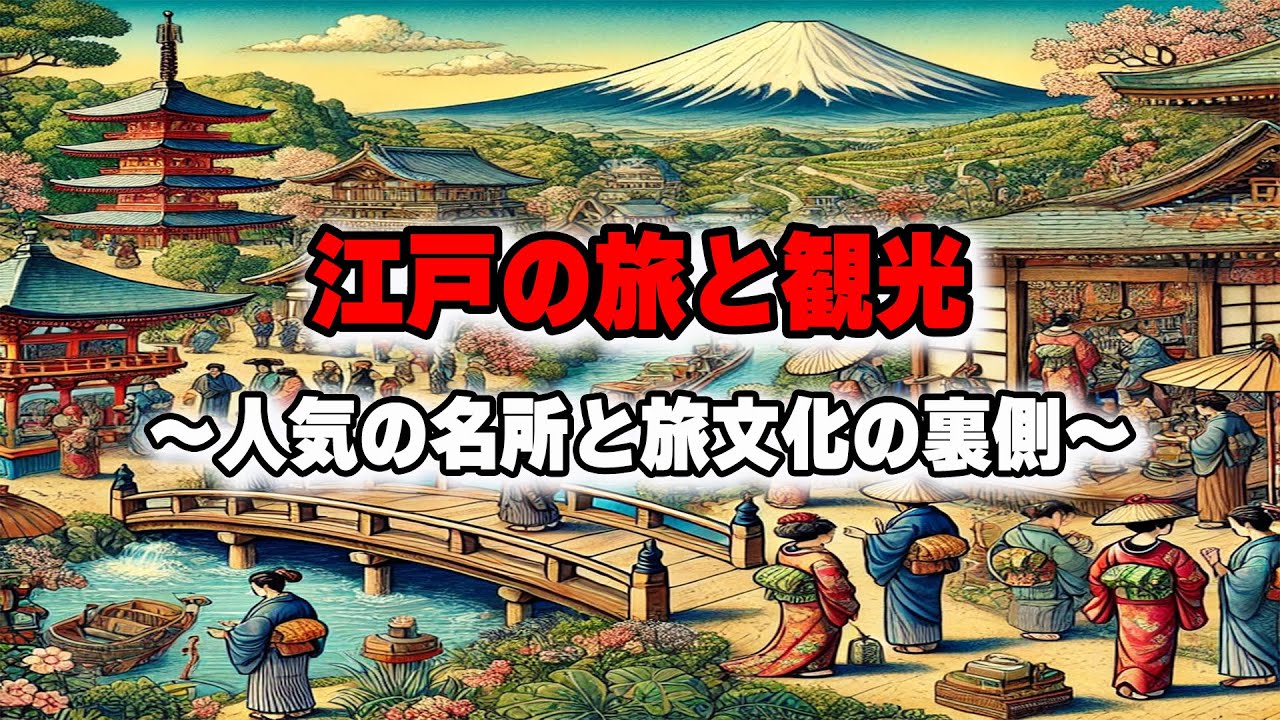【歴史雑学】江戸の水運と物流：川と舟が支えた繁栄の秘密 〜江戸時代の知られざる雑学〜
