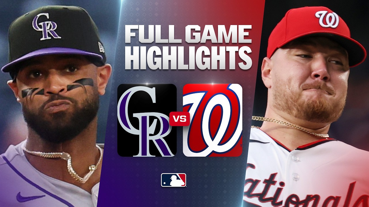 ROCKIES vs. NATIONALS: Official Full Game Highlights (August 24) | 2026 MLB Season