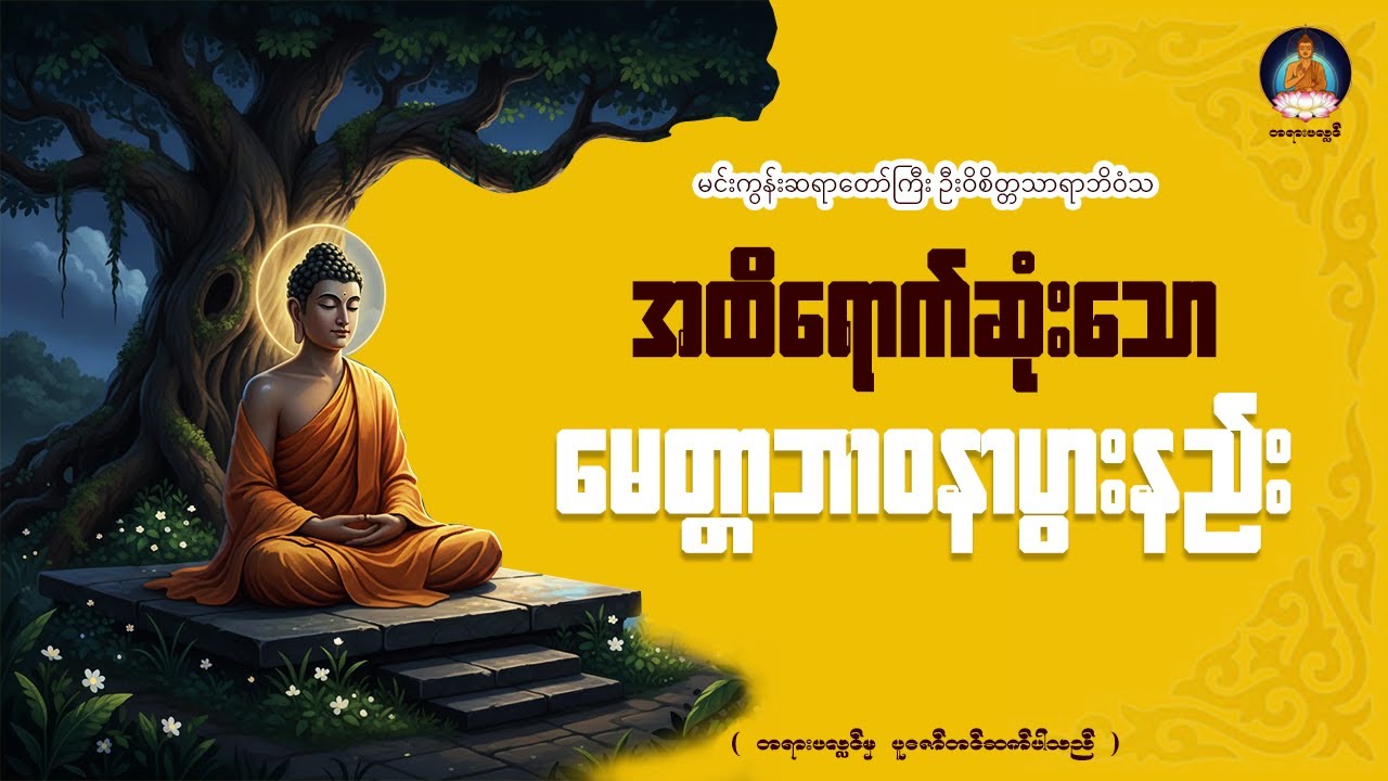 အထိ​ရောက်ဆုံး​သော မေတ္တာဘာဝနာပွားနည်း - မင်းကွန်းဆရာတော်ကြီး_ဝိစိတ္တသာရာဘိဝံသ @tayarpalinchannel