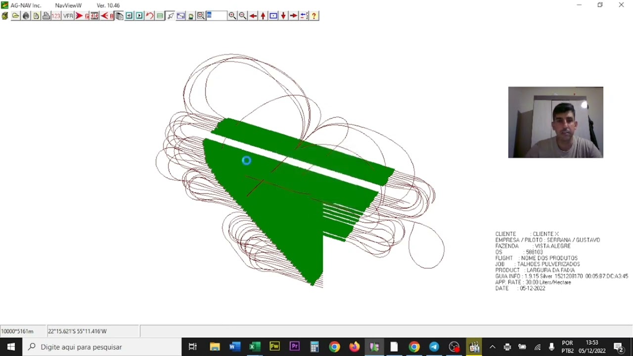 Para operadores de AgNav, converter a aplicação em KML e Shape, imprimir em PDF, Agview