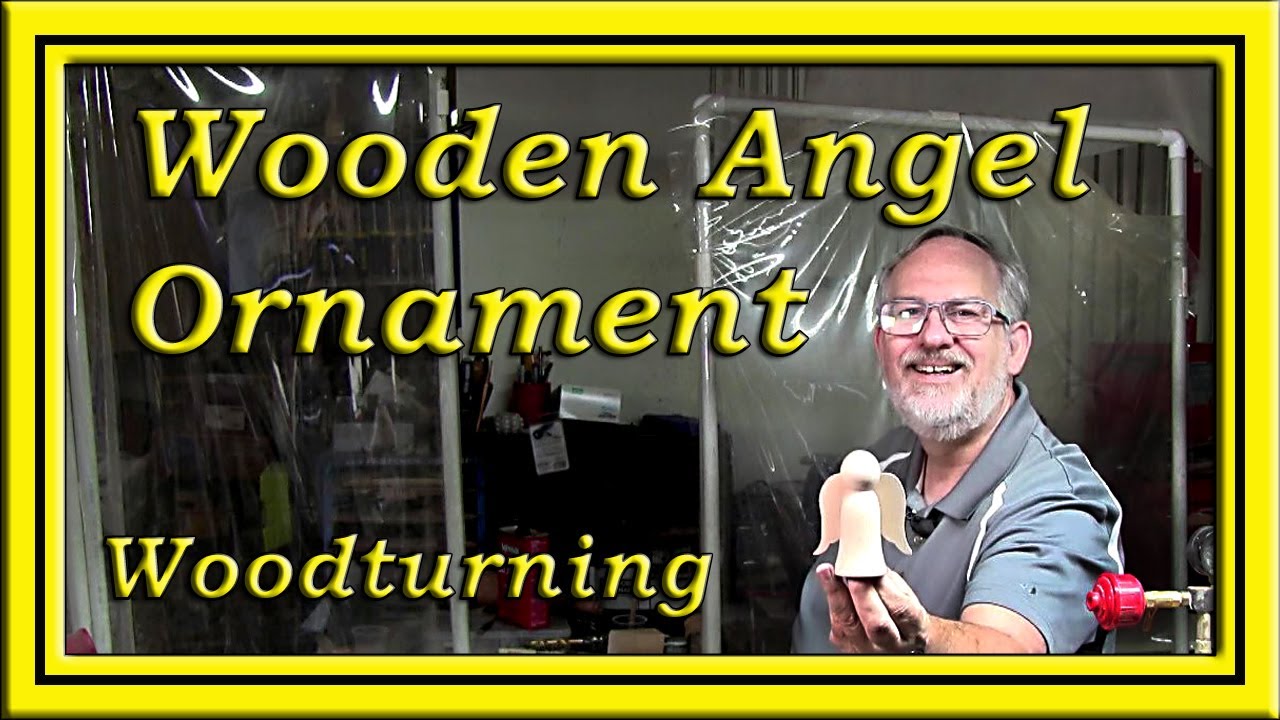 Turned Angel ornament By Dean's Woodworking #woodturning #woodturningforbeginners #woodworking