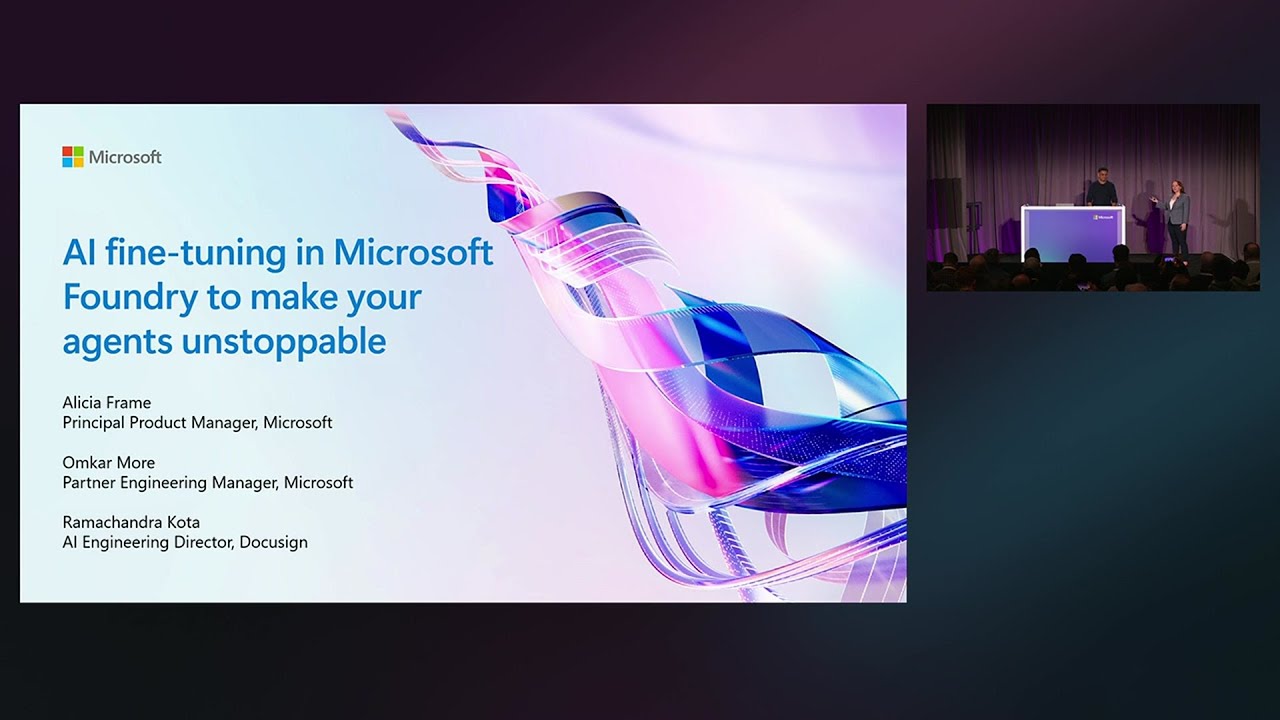 Тонкая настройка ИИ в Microsoft Foundry сделает ваших агентов непобедимыми | BRK188