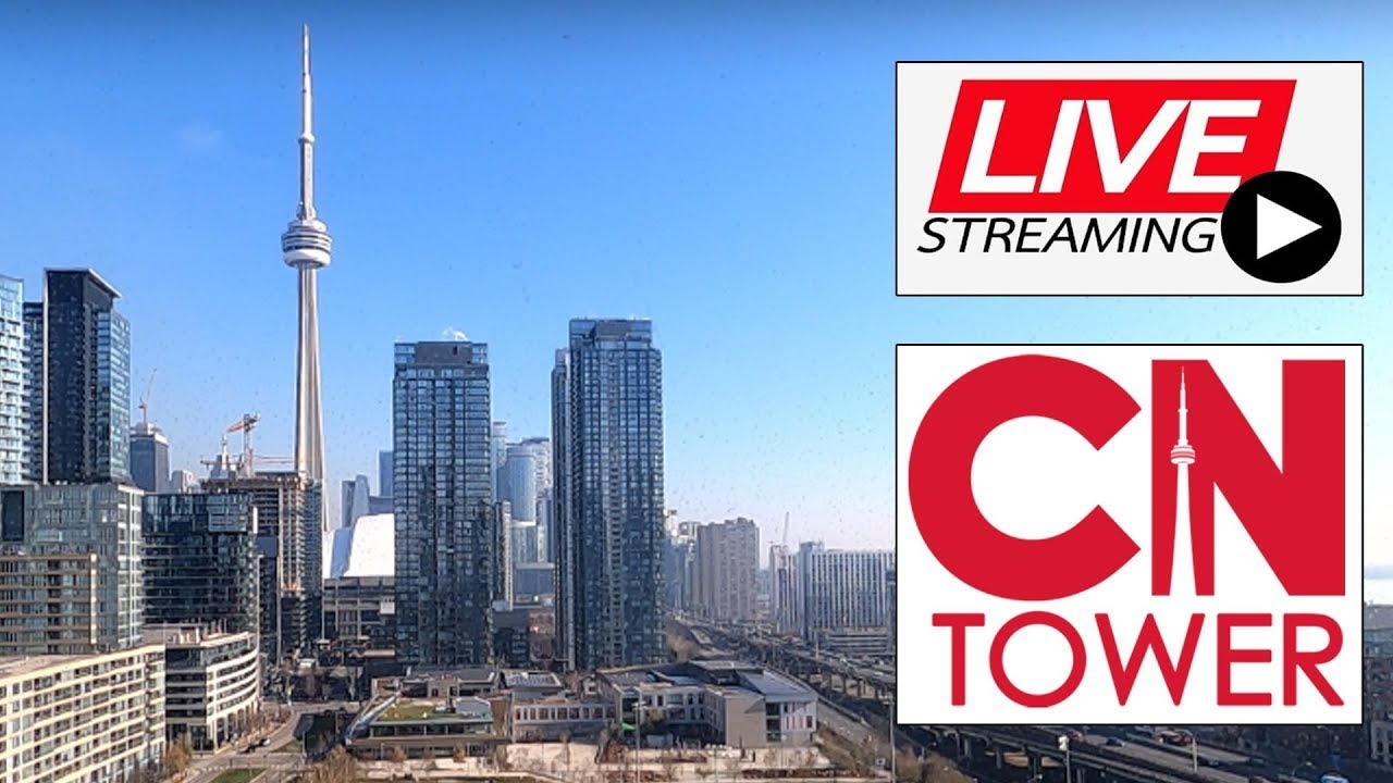 Live Stream: Toronto CN Tower & Gardiner Highway, Spadina Exit watch - Experience the City!