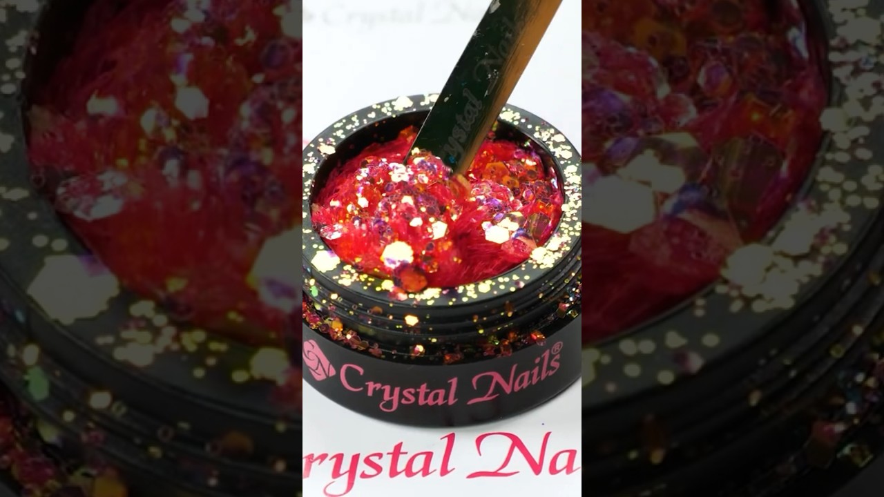 #nails #crystalnails #mermaidglitter #nailart