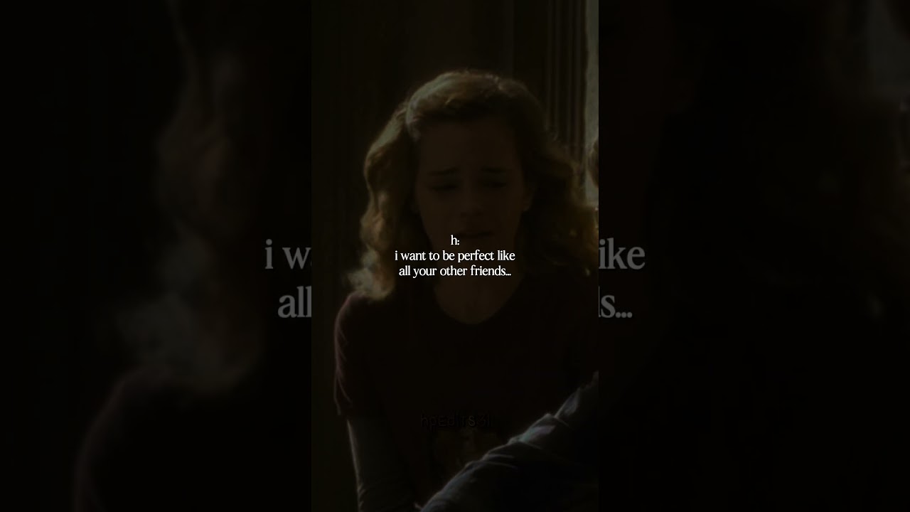 #pov : y/n comforts an insecure hermione || y/n x hermione
