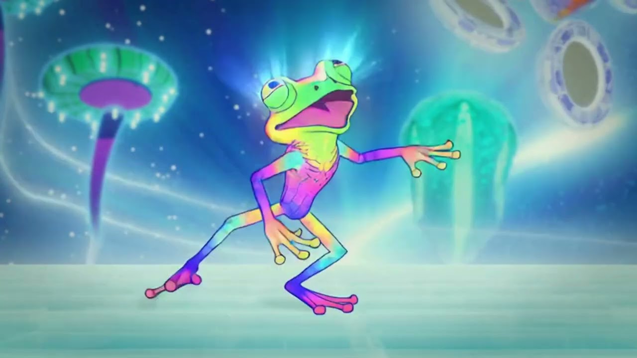 Bibi Bibi Baba Baba _ Crazy Frog Dance - Rainbow Channel