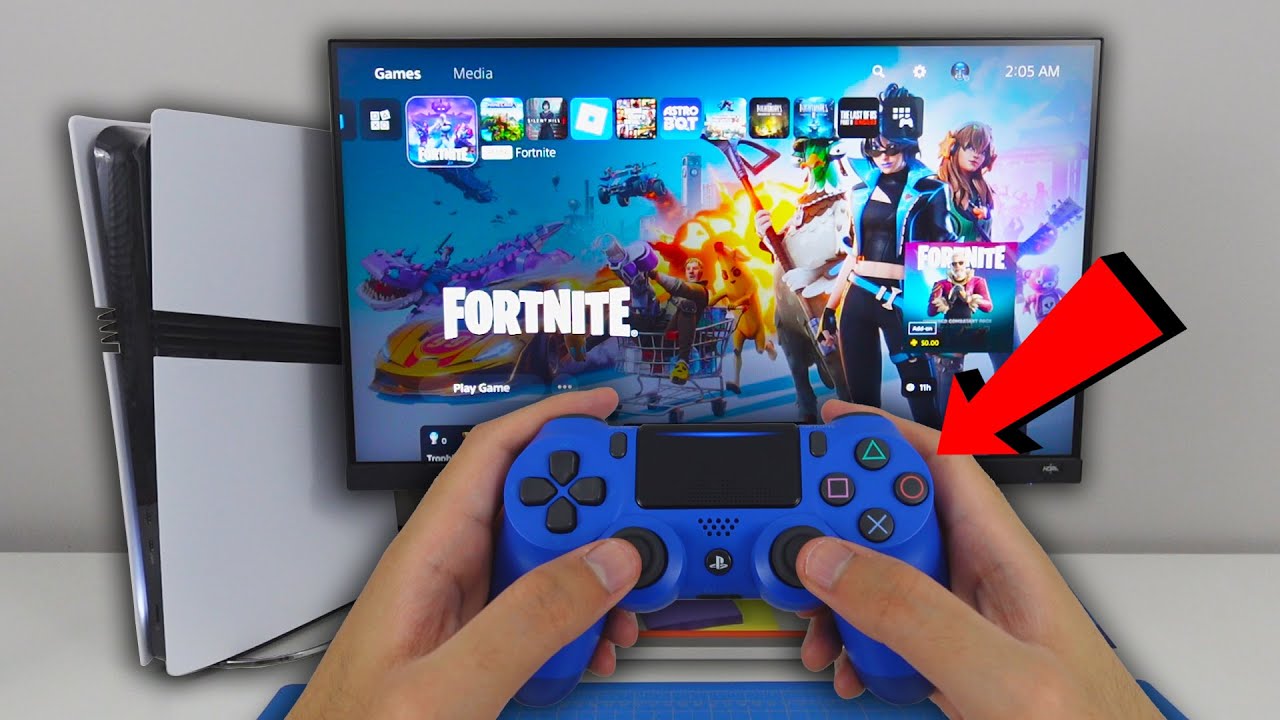 Как подключить контроллер PS4 к PS5 (простой способ)