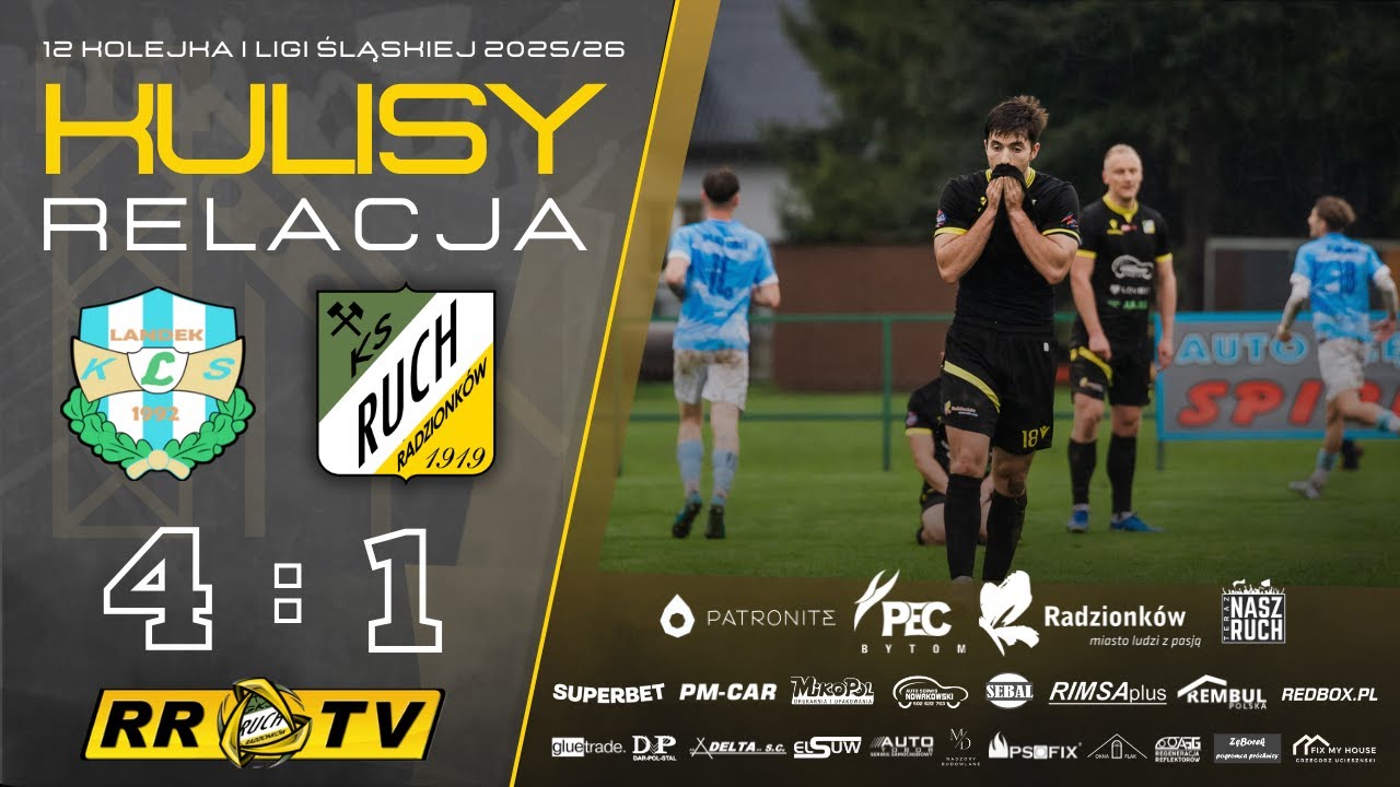 12 kolejka: Spójnia Landek - Ruch Radzionków [KULISY + RELACJA]