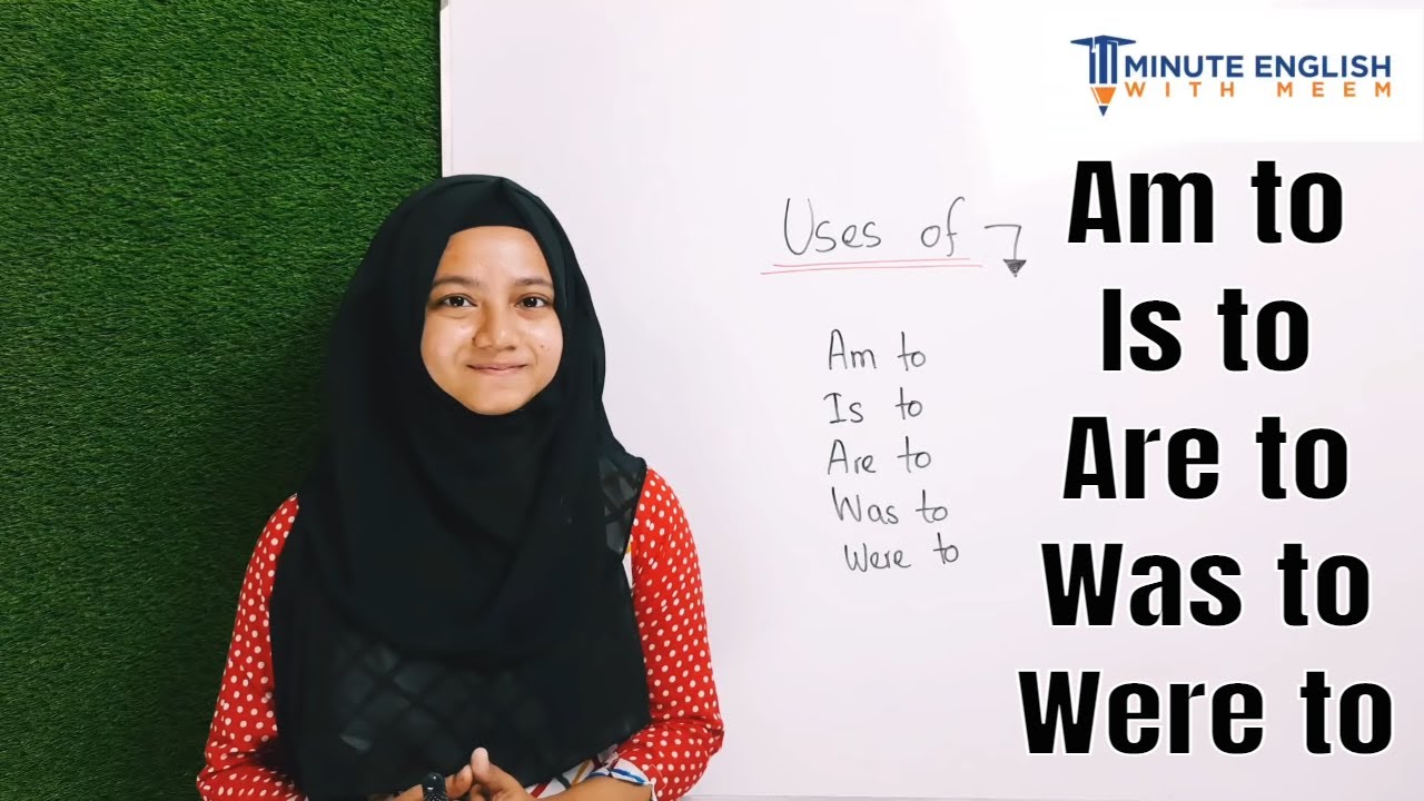ইংরেজিতে am to, is to, are to, was to, were to দিয়ে sentence গঠন  Spoken English