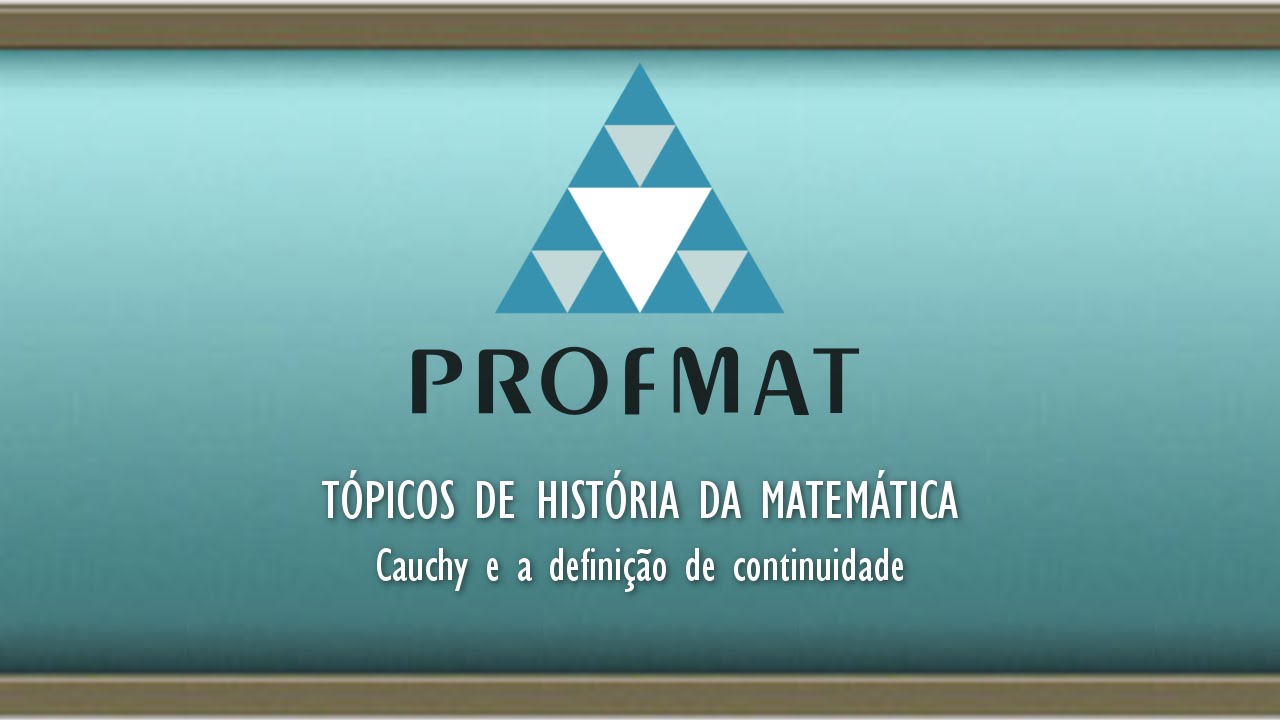 Cauchy e a definição de continuidade