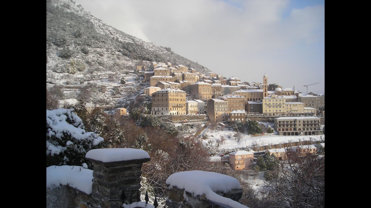 CERVIONE  sous  la neige .   06. 02. 2012..