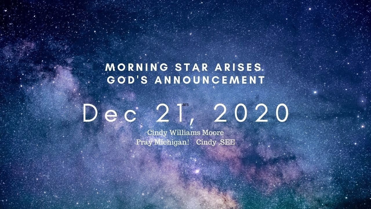 Pray Michigan: December 21, 2020 Planets Align | Announcement from Heaven