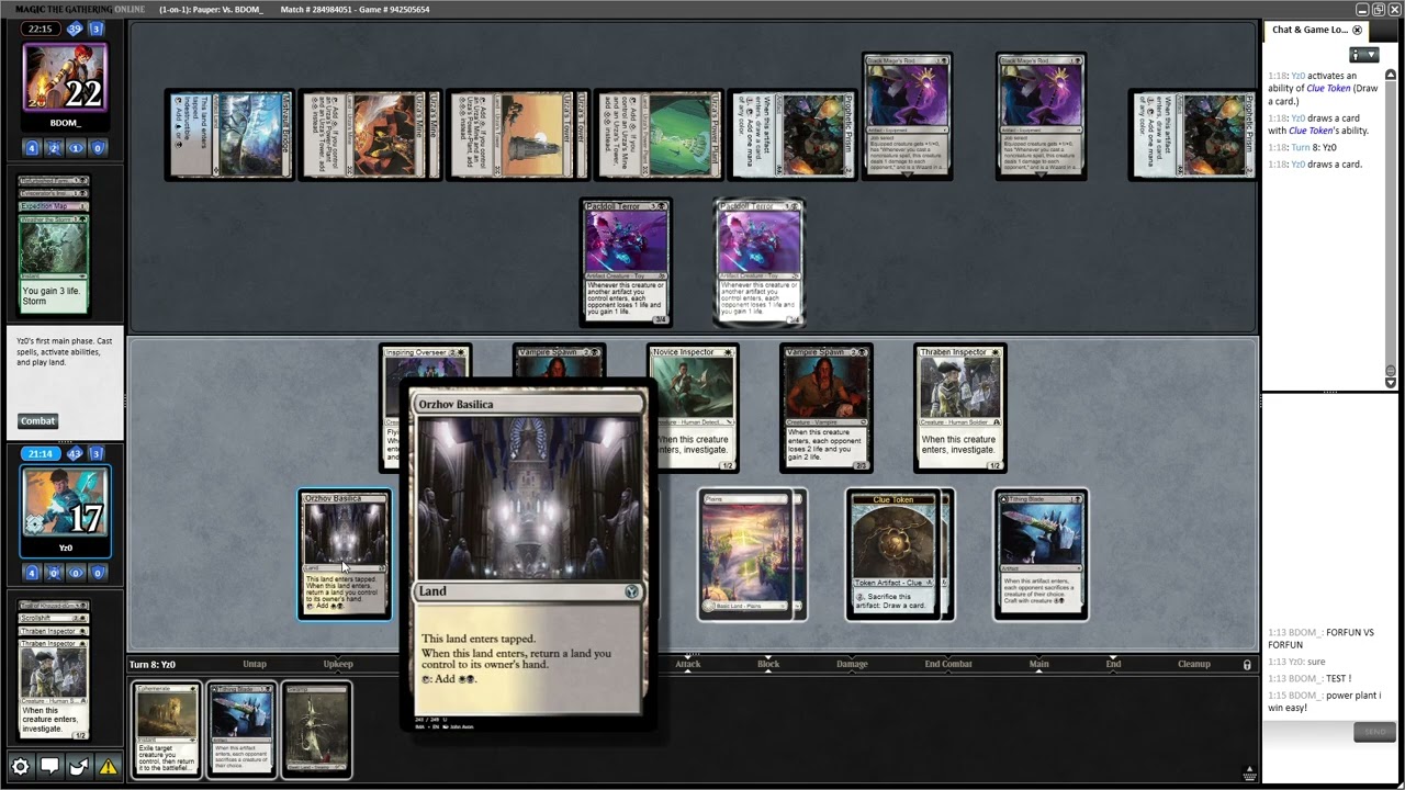 Dimir Tron toy VS Orzhov blink #mtgpauper