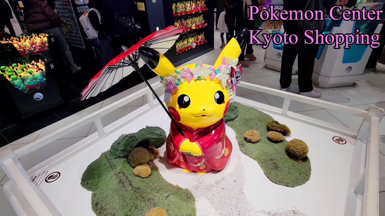 Pokemon Center Kyoto, Japan Shopping Walkthrough 4K