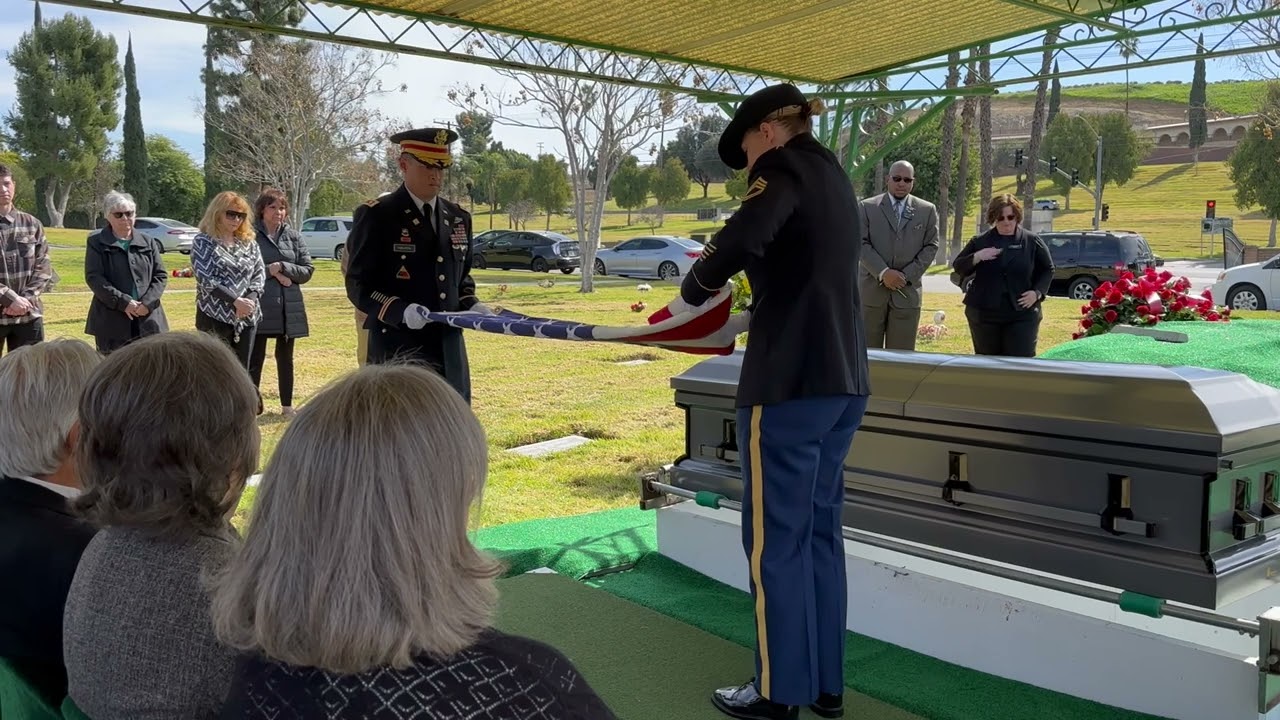 Richard Medina Flag Presentation
