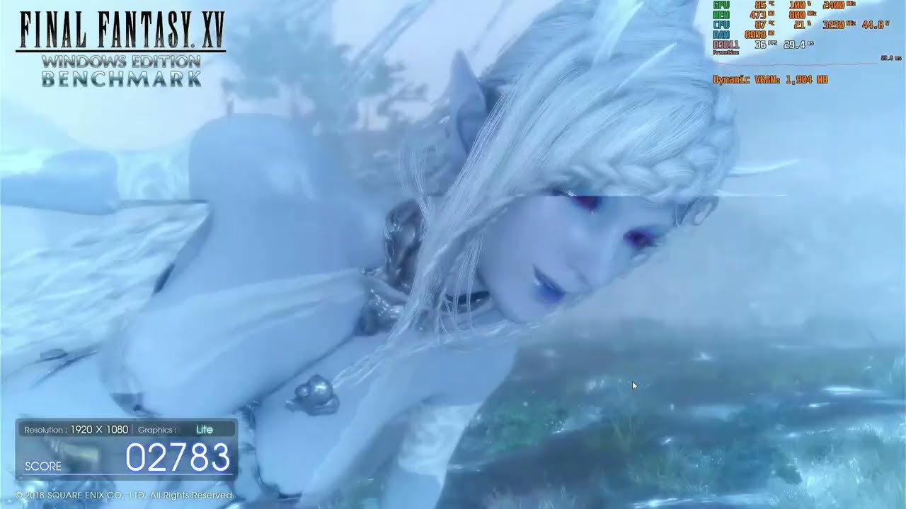 Advan Workplus | Final Fantasy XV Benchmark | Radeon 660M | Ryzen 5 6600H | LPDDR5-6400
