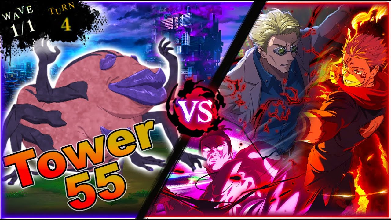Tower Floor 55: Black Flash Gimmick 4-Turn Nuke! | JJK Kokusen Parade