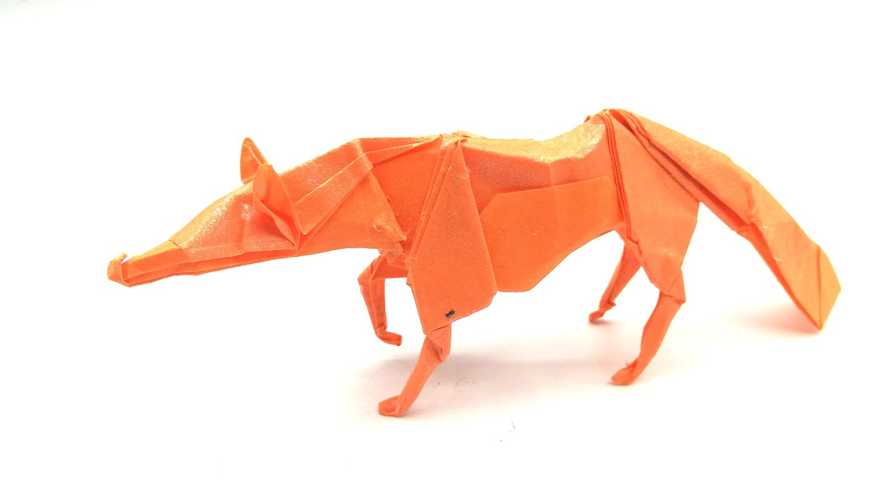 Renard Origami  - Jose M Herrera Bello - tuto complet
