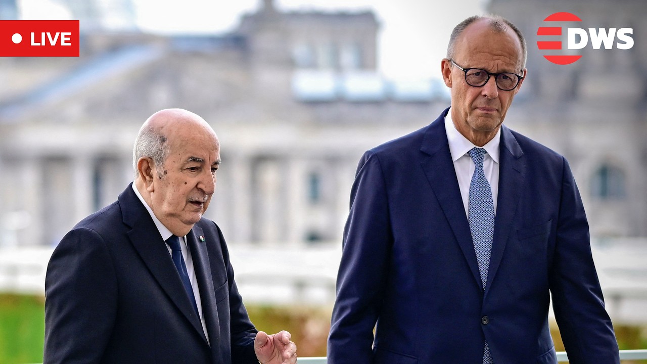 LIVE: German Chancellor Merz and Algerian President Abdelmadjid Tebboune Speak in Berlin | AC14