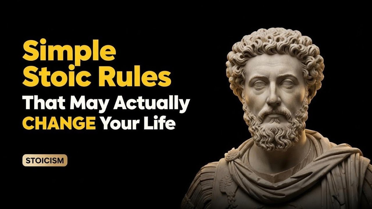 Simple Stoic Rules That May Actually Change Your Life | STOICISM