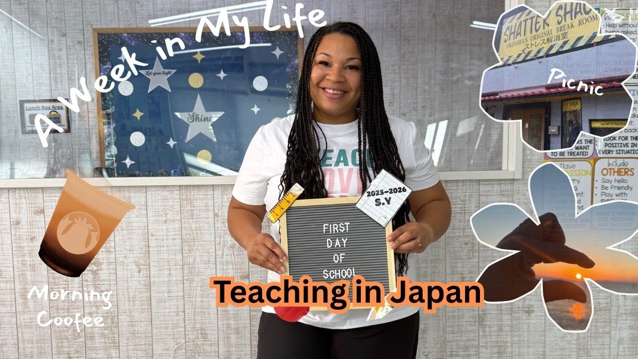 First Week Living & Teaching in Okinawa 🇯🇵 | Sunsets, Shatter Shack & Local Food Gems!