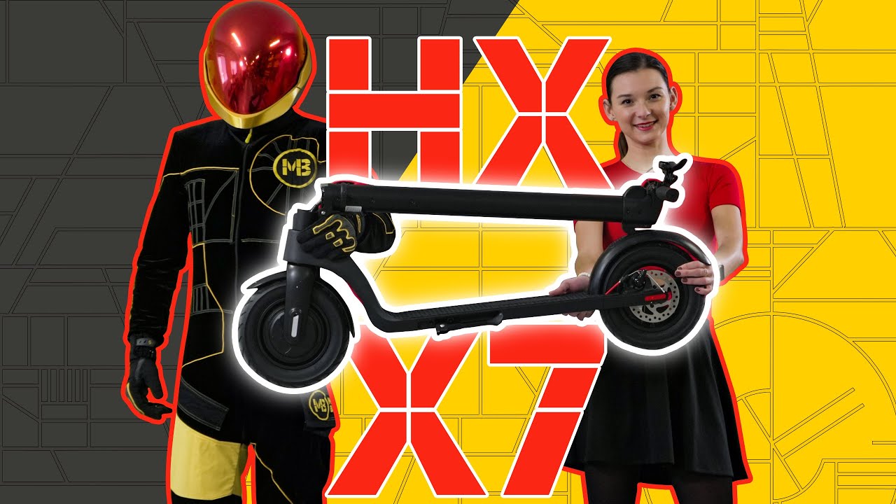 Unboxing HX X7 electric scooter: Created for everyday use