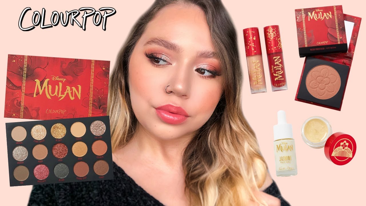 COLOURPOP X MULAN COLLECTION | SWATCHES, REVIEW + TUTORIAL | Makeupbytreenz
