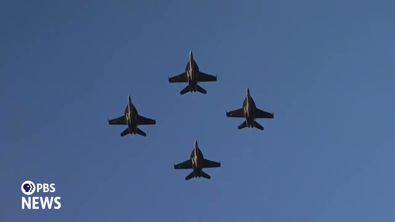 WATCH: Navy conducts aerial salute in flyover honoring late President Jimmy Carter