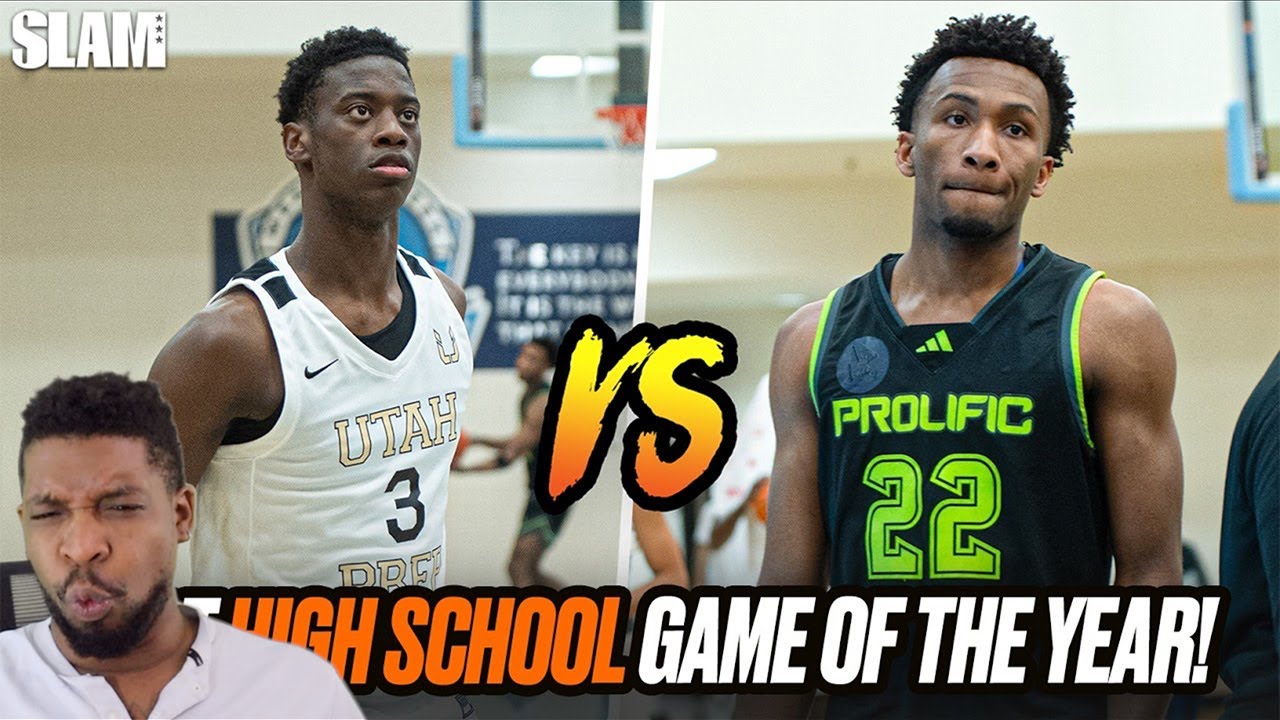 GAME OF THE YEAR 🍿 #1 Ranked AJ Dybantsa 🆚 #2 Ranked Darryn Peterson 🔥