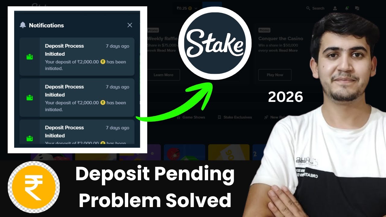 Stake INR Deposit Problem Solved Successful || Stake INR Problem Refunded Or Goes to Stake Account