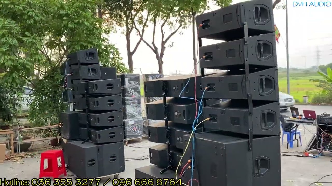 test Bộ âm thanh sự kiện bãi TM pro 12 loa chỉ 95tr tiếng mic quá lực và nét. DVH Audio 036 355 3277