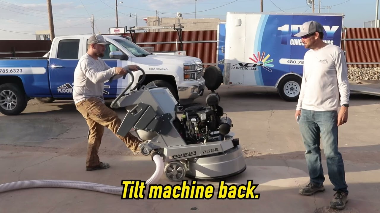 How to set up and use the Lavina 25” propane powered grinder