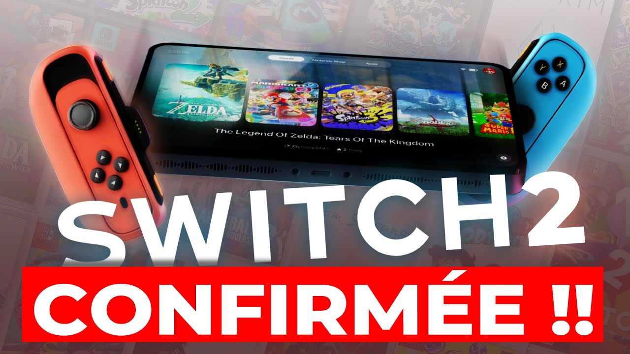 Nintendo SWITCH 2 : OFFICIELLE POUR L'ANNEE FISCALE 2024 !
