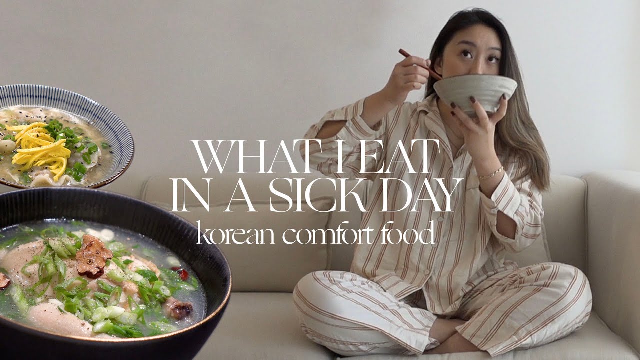 What I Eat In a Sick Day (Healing Korean Recipes)