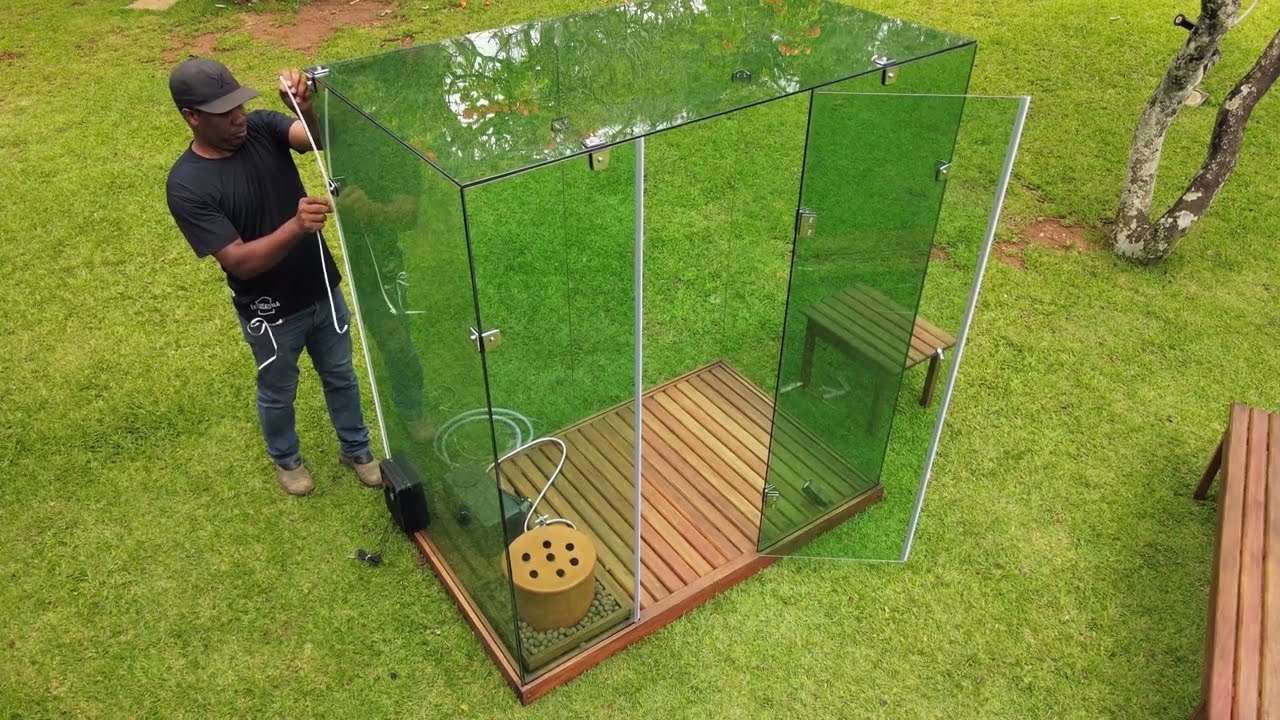 Sauna pronta em apenas 4 horas | Tutorial de montagem Mini Ecovidro