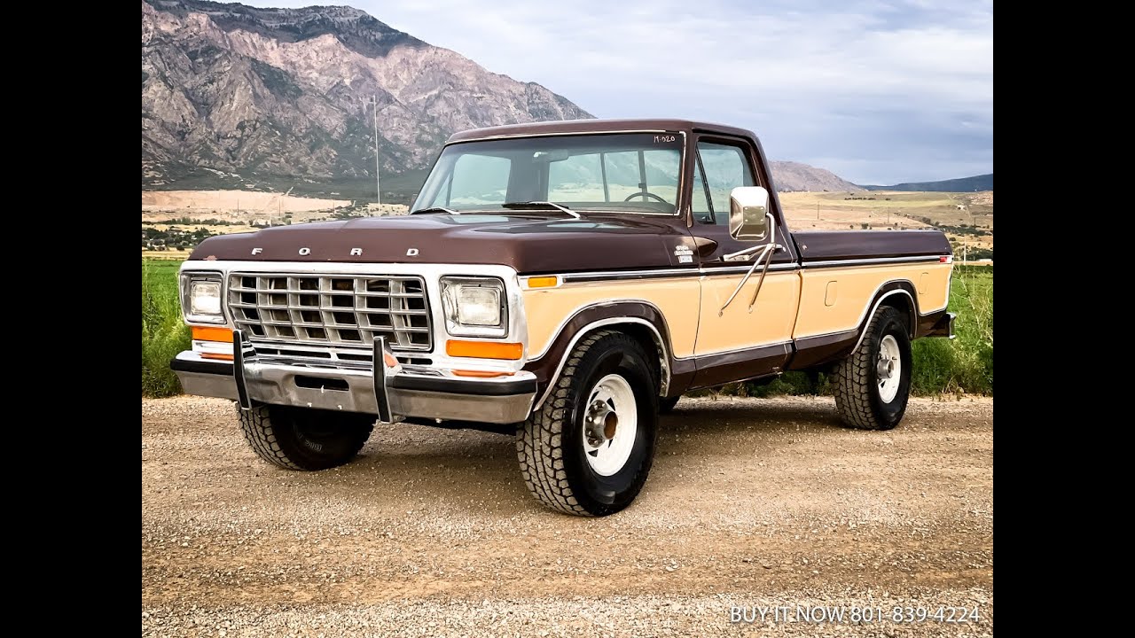 1978 FORD F250 RANGER LARIAT, 1 OWNER, ORIGINAL SURVIVOR, 460 V8, AC CRUISE, NEAR MINT INSIDE & OUT