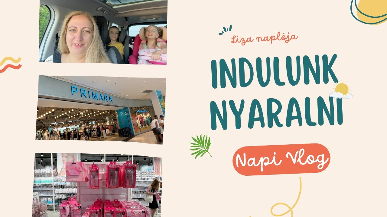 Indulunk nyaralni!!! vlog Primarkig el is értünk 😅🤣🤣