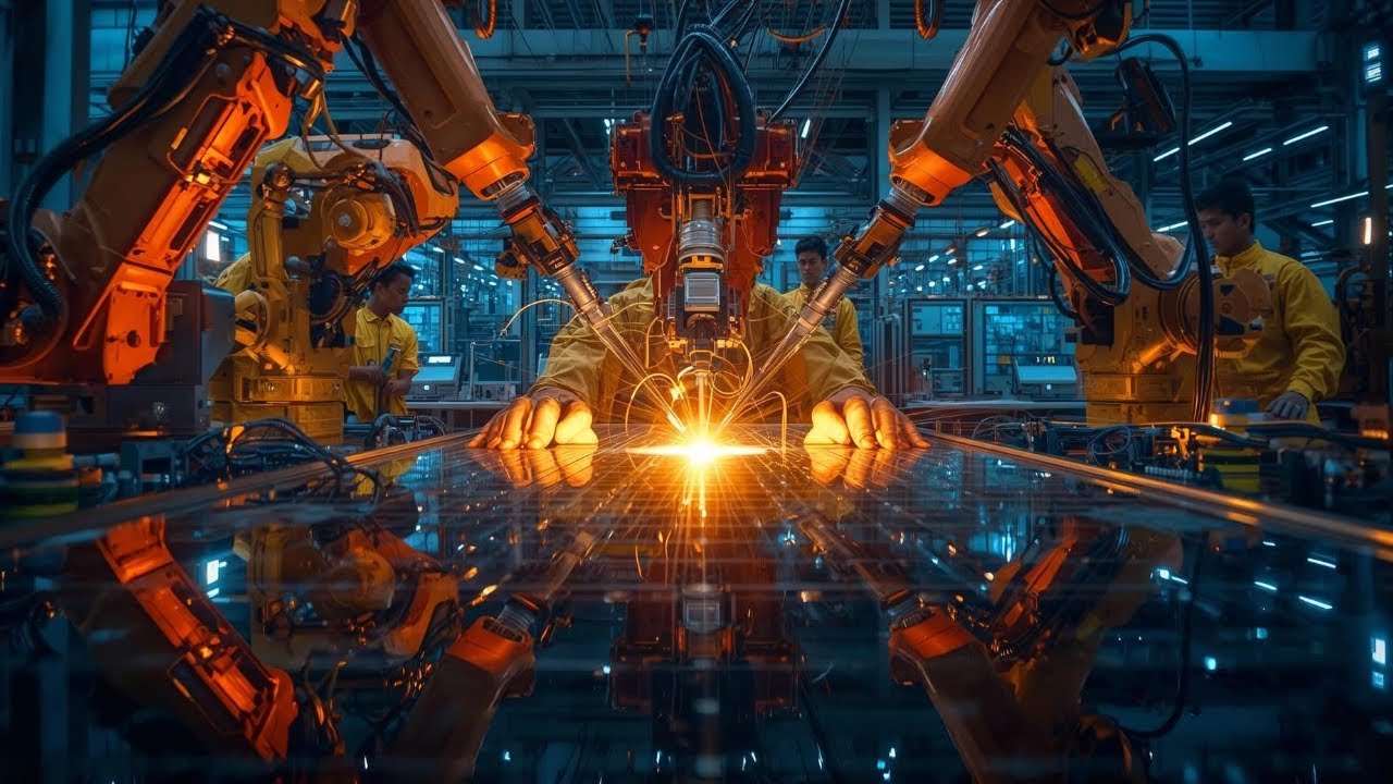 Inside the Solar Panel Factory – Automated High-Tech Manufacturing (Full Process)