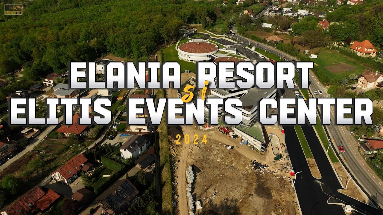 Cum se vede Elania Resort si Elitis Events Center Cluj , de sus