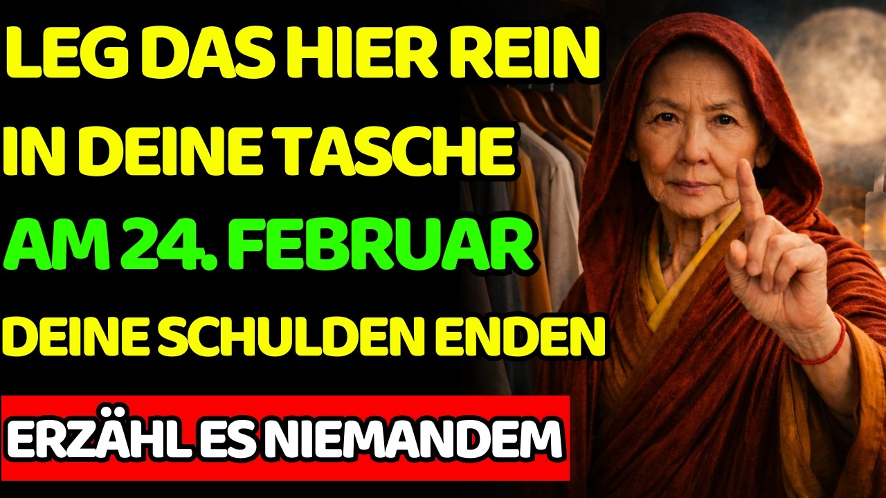 Wenn du DAS in der Tasche trägst, stoppst du das GELD, das dir durch die Finger rinnt (ohne es zu...