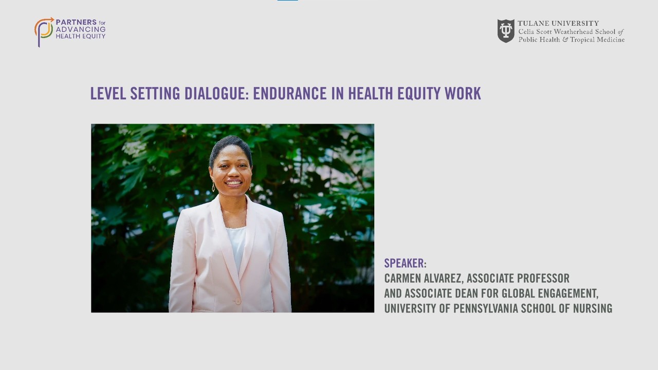 January 2026: Endurance in Health Equity Work Level Setting Dialogue