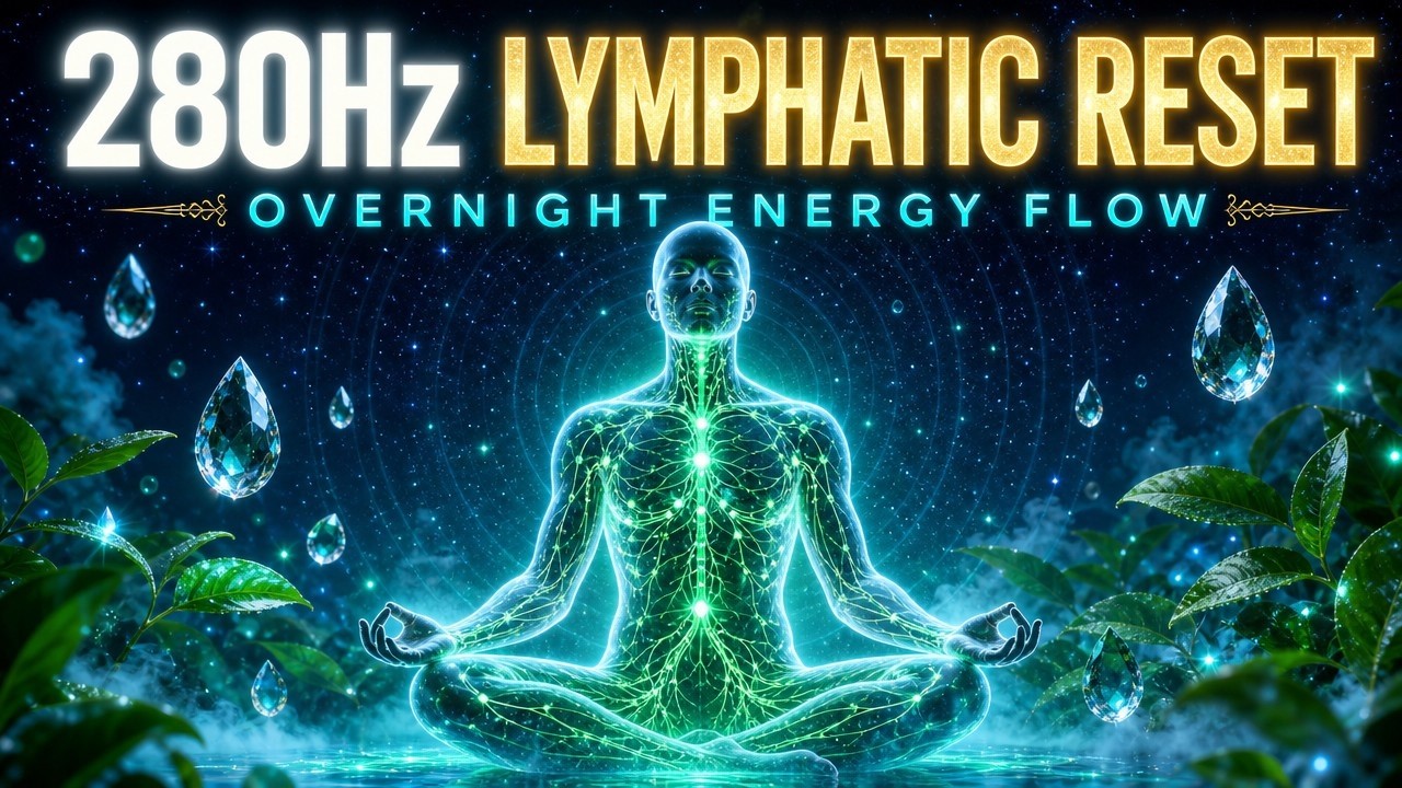 YOUR LYMPH SYSTEM NEEDS THIS RESET | 280Hz Lymphatic Relaxation & Energy Flow | OVERNIGHT RESET