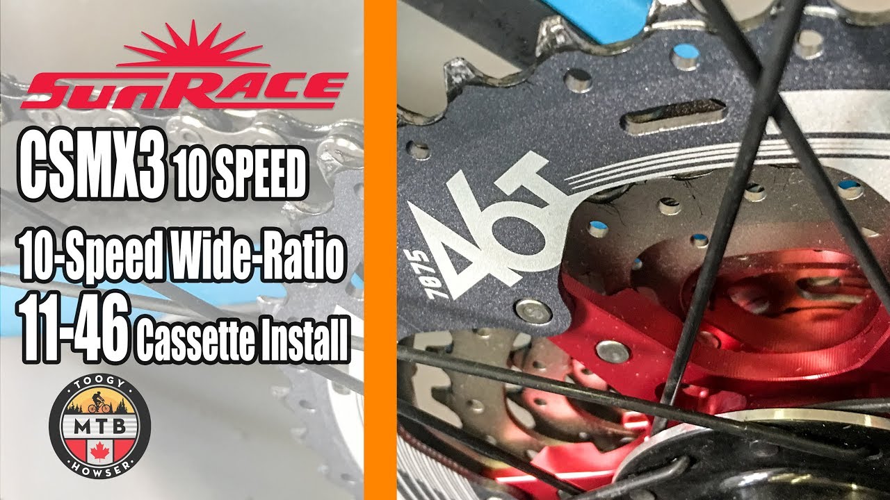 Sunrace CSMX3 Wide Ratio 11-46 10 speed Cassette Install / 2018 Giant Reign 2