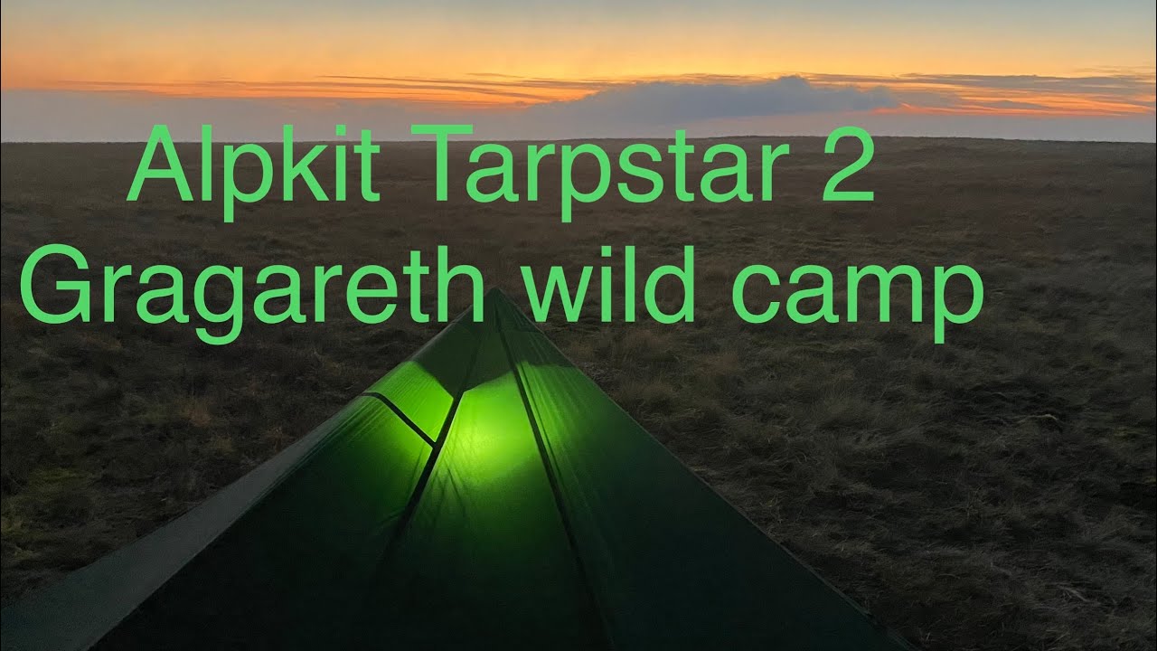 Alpkit Tarpstar 2 Wild camp Gragareth English Yorkshire dales